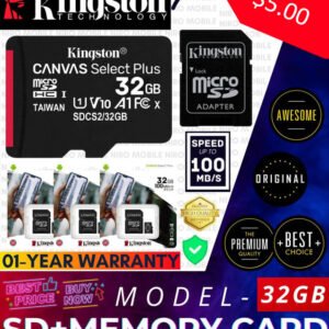SD+MEMORY CARD – Kingston 32GB