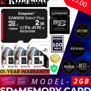 SD MEMORY CARD – 2GB